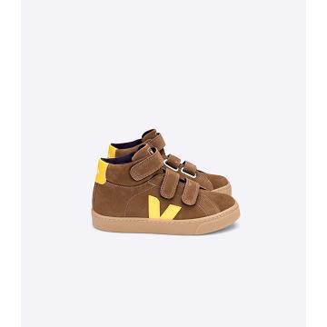 Veja ESPLAR MID SUEDE Hoog Kinderen Koffie | NL 696LIS